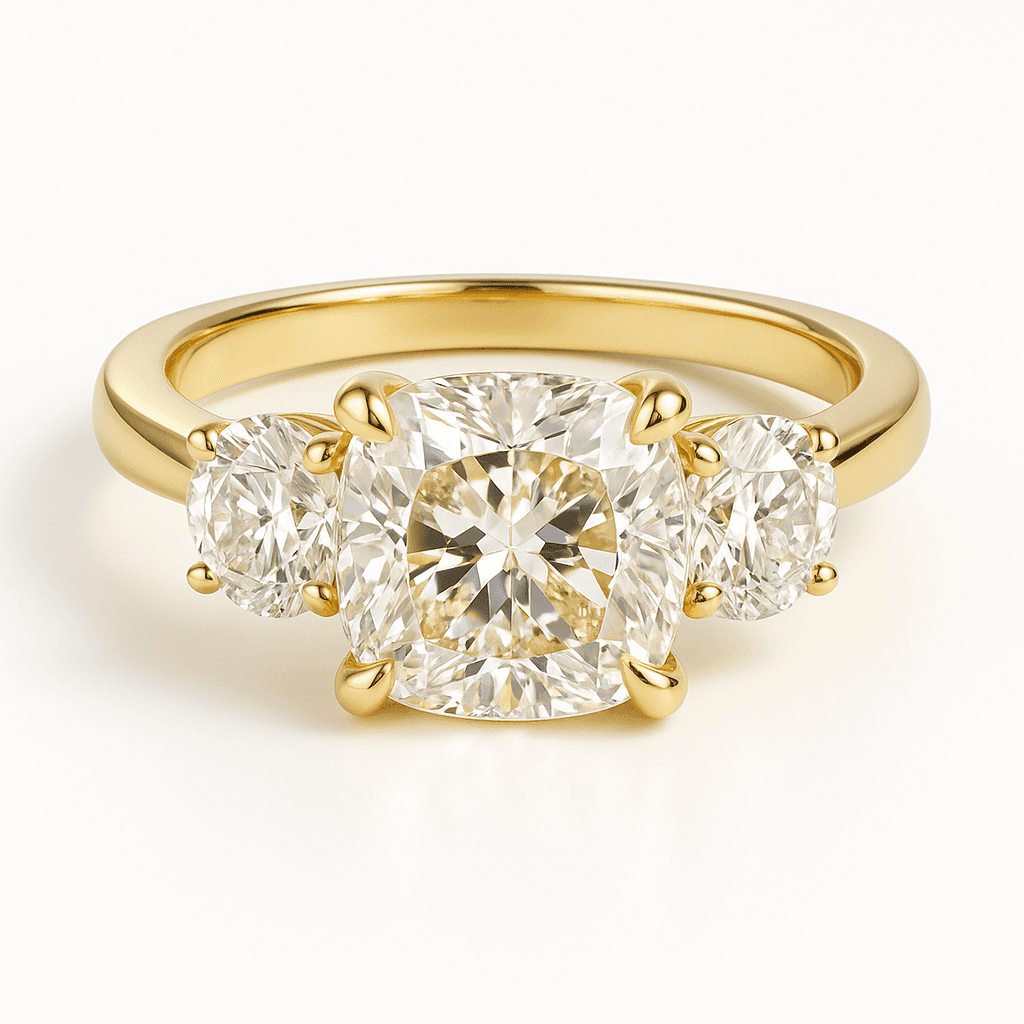 Ellie Cushion | 3ct Diamond Ring