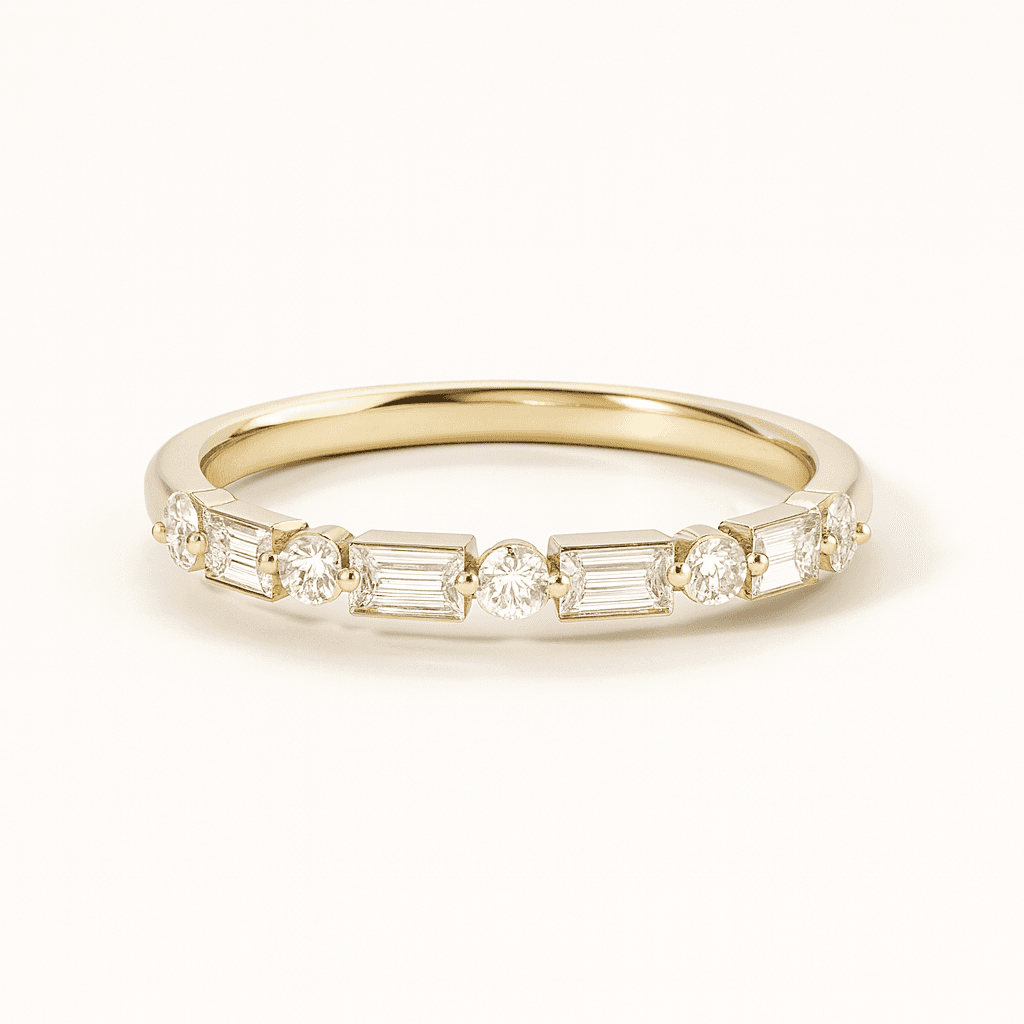 Floating Flicker Diamond Band