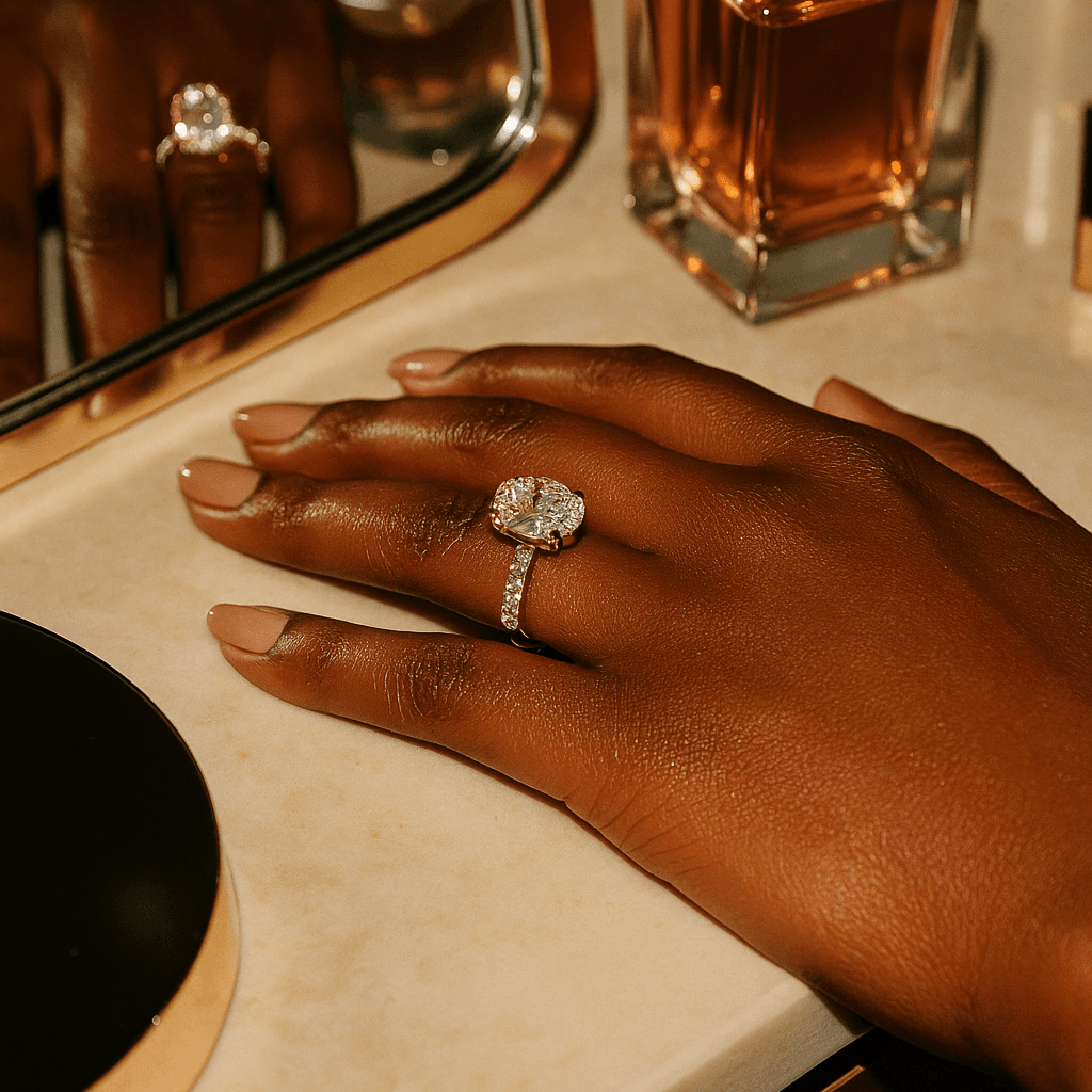 Josie Oval | 3ct Diamond Ring