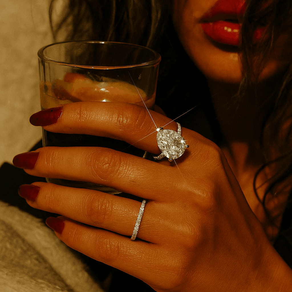 Josie Pear | 3ct Diamond Ring