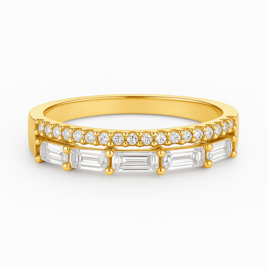 Twice as Iced in 18ct Yellow Gold