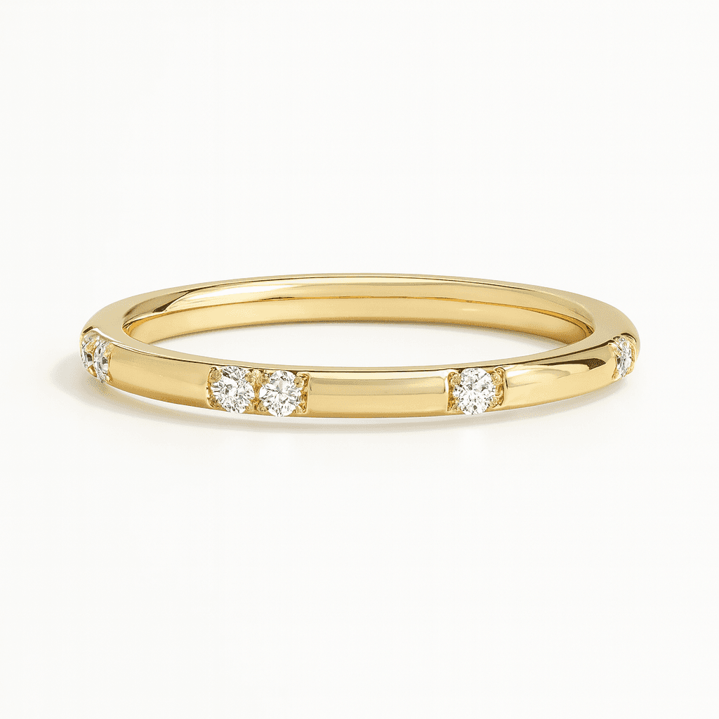 Whisper Dot Diamond Band 1.4mm